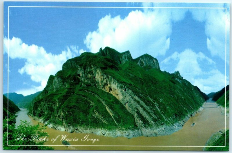 Postcard - The Peaks of Wuxia Gorge - Yichang, China 