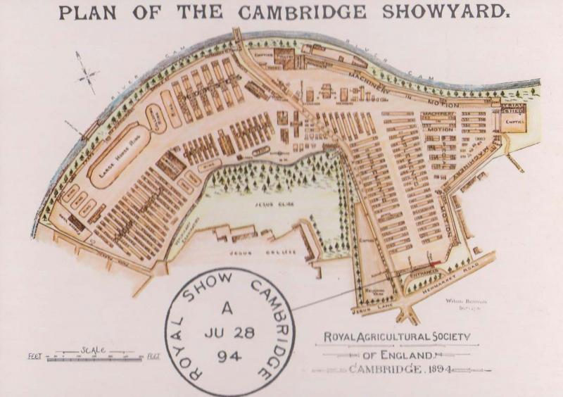 The Royal Cambridge Show Showyard Postcard