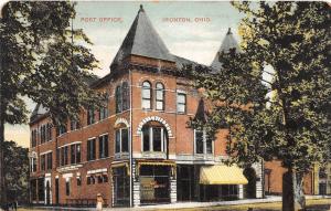 E23/ Ironton Lawrence County Ohio Postcard c1910 Post Office Building