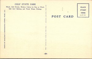 Gulf State Park AK Postcard PC63