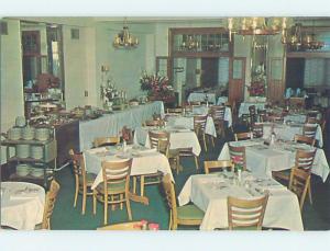 Unused Pre-1980 RESTAURANT SCENE Mattoon - Near Champaign Illinois IL B8023