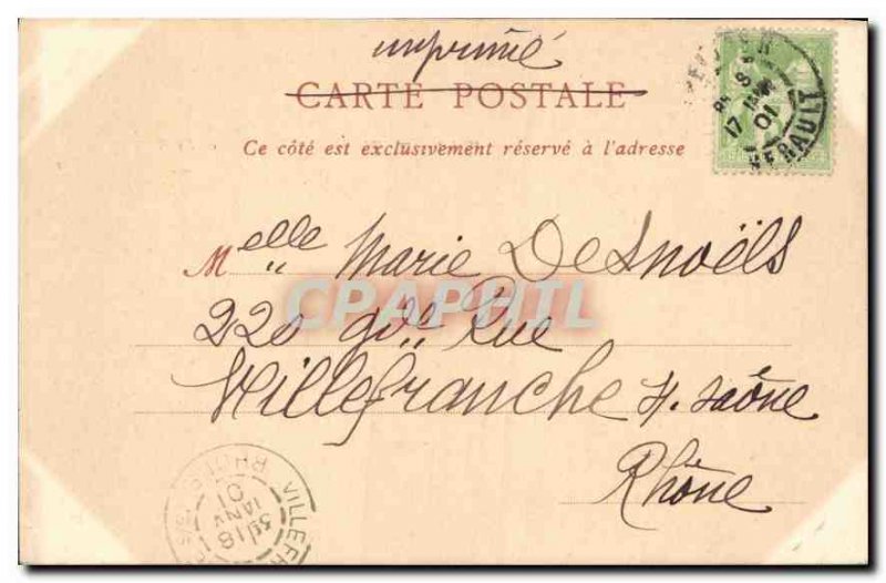 Postcard Old Montpellier Aqueduct