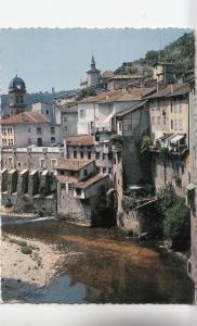 BF31029 isere pont en royans  maisons sur la bourne   france front/back image