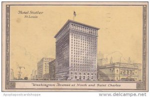 Missouri Hotel Statler Saint Louis Washington Street At Ninth And Saint Charl...