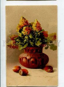 3120529 NUTS FLOWERS in Vase by C. KLEIN Meissner & Buch 1524