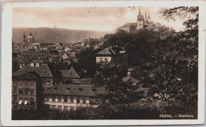 Czech Republic Prague, Praha Hradčany Vintage RPPC C183