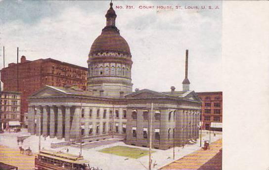 Missouri Saint Louis Court House 1907