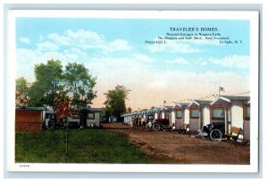c1920's Traveler's Homes Cottages Niagara Falls La Salle New York NY Postcard