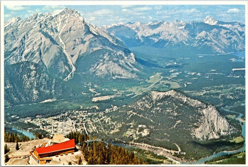 Canada Canadian Rockies The Teahouse On Sulphur Mountain