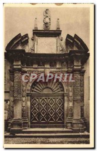 Old Postcard Aurillac Cantal Gate entrance of painting and sculpture museum