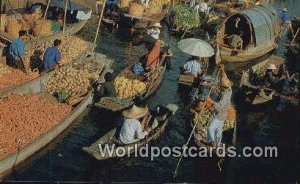 Mahanak Floating Market Bangkok Thailand Unused 