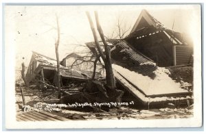 Omaha Nebraska NE RPPC Photo Postcard 33rd Street Layfayette Home Of HT Challis