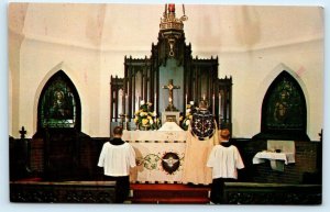 KENILWORTH, Illinois IL ~ Altar CHURCH of the HOLY COMFORTER 1966  Postcard