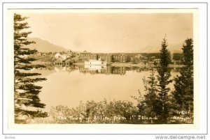 RP: Town of ATLIN from 1st Island , B.C. , Canada , 1910-20s