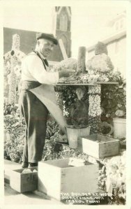 Builder Seidl Dickeyville Wisconsin 1950s RPPC Photo Postcard 21-1077