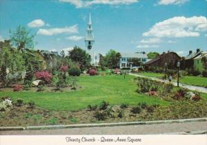 Rhode Island Newport Trinity Church Queen Anne Square