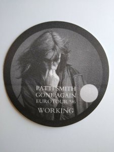 Patti Smith Backstage Pass Original Gone Again Tour Punk New Wave 1996 Working