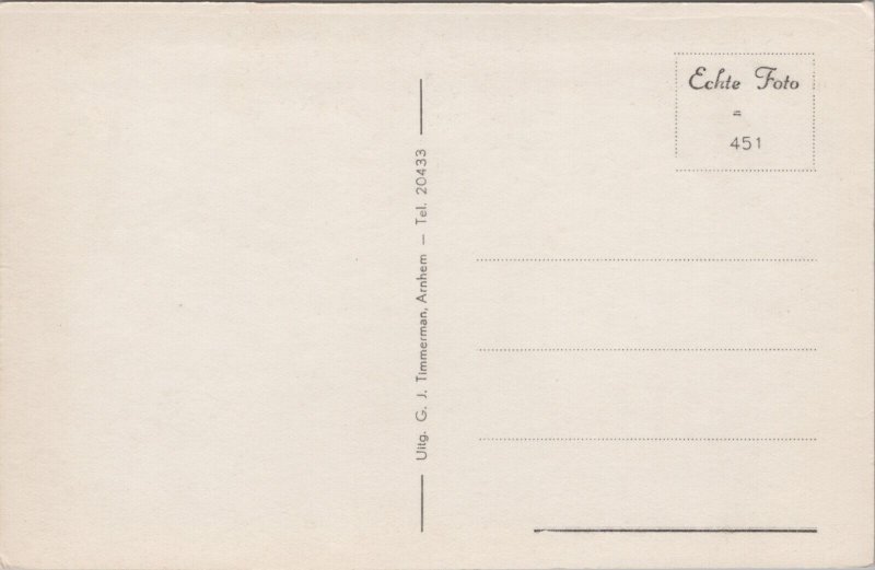 Netherlands Deventer Waag Vintage RPPC 09.69