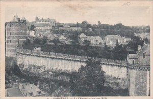 Fraance Fougeres Le Chateau et vue sur Rille