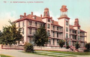 OLYMPIA, WA Washington      ST PETER'S HOSPITAL       c1910's Postcard