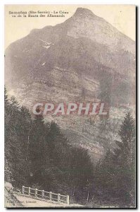 Old Postcard Samoens Haute Savoie seen Criou Road Allamands