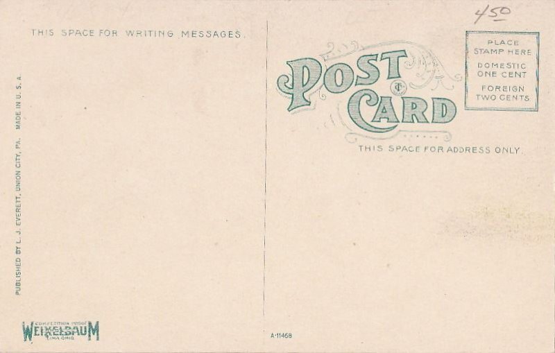 Postcard Standard Chair Factory Union City PA