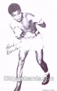 Hash Elorde Exhibit card non postcard backing Unused Mint Condition