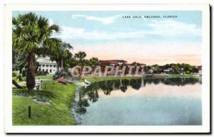 Old Postcard Lake Eola Orlando Florida