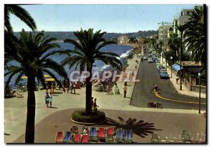 Postcard Modern Cote d & # 39Azur Menton The promenande