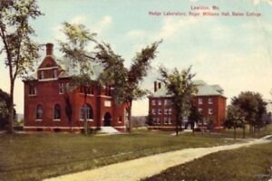 LEWISTON, ME HEDGE LAB WILLIAMS HALL BATES COLLEGE 1910