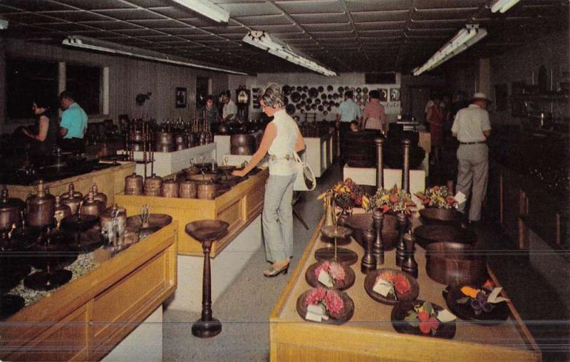 Lebanon Missouri Factory Store Interior Vintage Postcard K44940