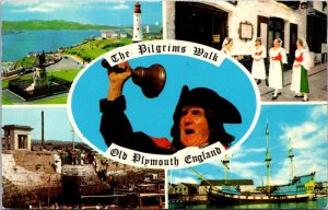 Lighthouses Multi Pilgrim's Walk Old Plymouth England 1970