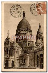 Paris Old Postcard Sacre Coeur Montmartre