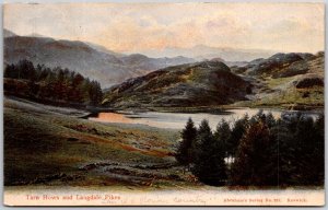 1910's Tarn Hows and Langdale Pikes Rock Climbing Mountain Hikes Posted Postcard