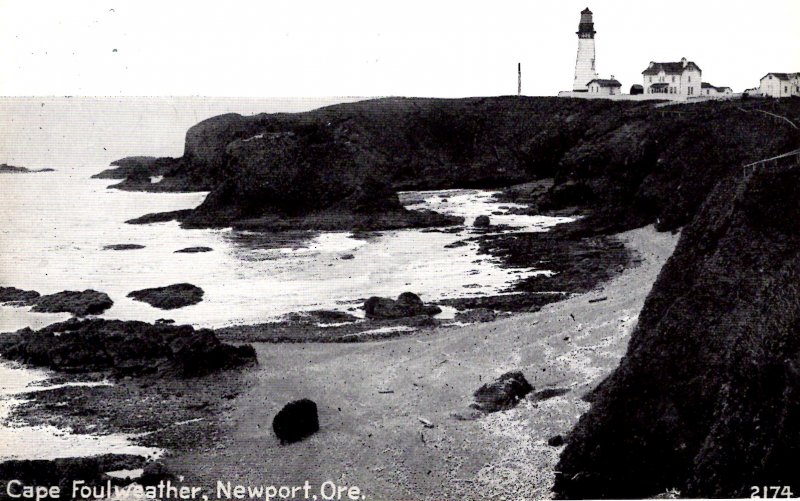 Newport, Oregon - The Lighthouse at Cape Foulweather - c1908