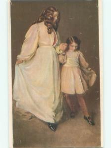 Divided-Back RELIGIOUS SCENE Christianity Postcard AB0145