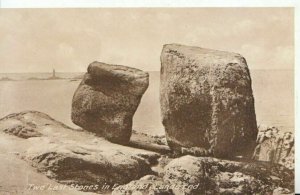 Cornwall Postcard - Two Last Stones in England - Lands End - Ref 8971A