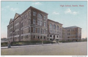 SEATTLE, Washington, 1900-1910´s; High School