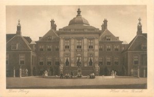 The Hague, Netherlands Huis ten Bosch, Royal Palace Sepia Postcard Unused