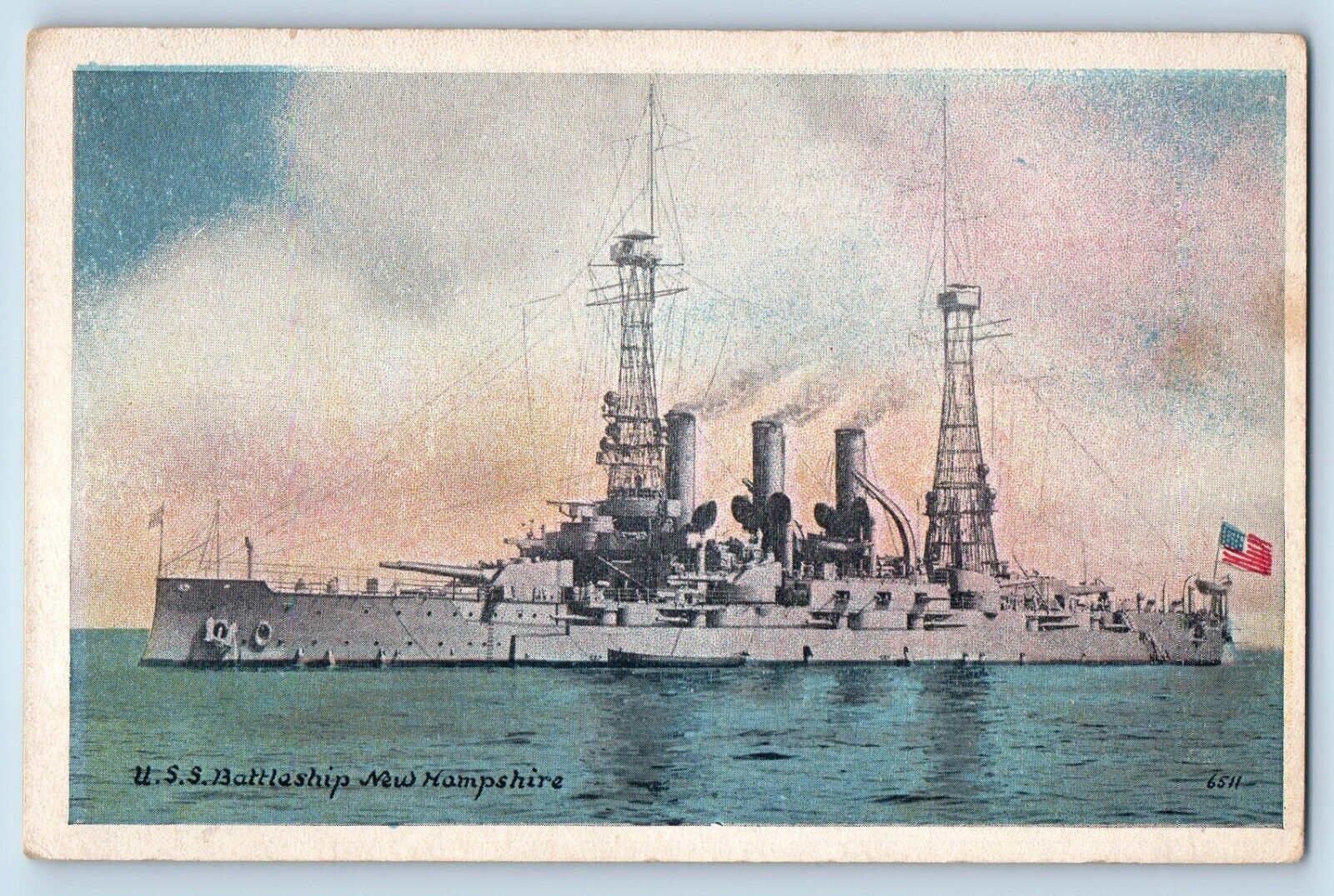 Carte Postale Ancienne Rindge NH - Bateaux East Shore, Datée 1900-20