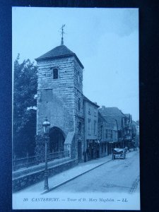 Kent CANTERBURY Tower of St. Mary Magdalen c1905 Postcard by Levy LL.30