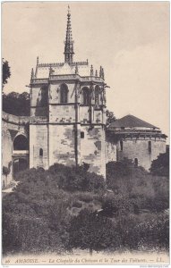 La Chapelle Du Chateau Et La Tour Des Voitures, Amboise (Indre et Loire), Fra...