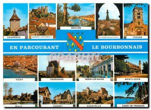 Postcard Modern Traveling the Allier Bournonnais