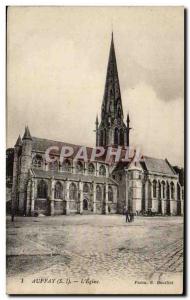 Auffay - The Church - Old Postcard