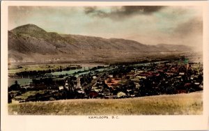 View Overlooking Kamloops British Columbia Vintage Postcard M58