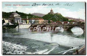 Old Postcard Italy Torino Italia del Monte Cappuccini