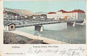 SALZBURG AUSTRIA~ERZHERZOG LUDWIG VIKTOR BRUCKE~1905  POSTCARD
