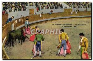 Old Postcard Bullfight Bullfight The puntilla