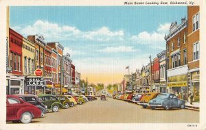 Richmond Kentucky Main Street Looking East Vintage Postcard AA39928