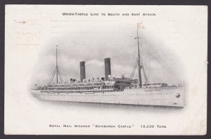 GREAT BRITAIN, Postcard, Union-Castle Line, Royal Mail Steamer Edinburgh Castle